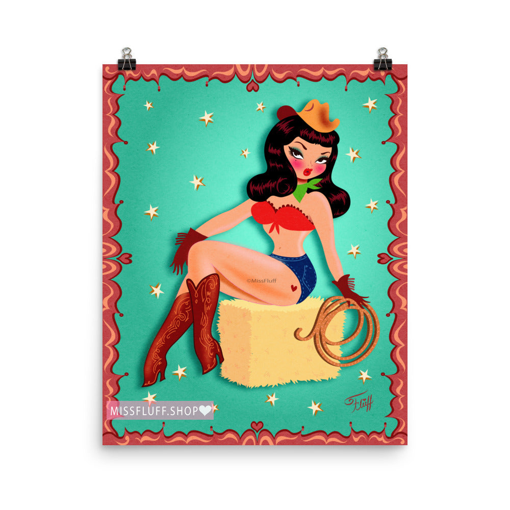 Cow Girl • Art Print