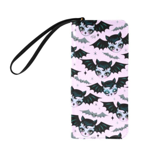 Vampire Bat Dolly Pink • Clutch Wallet