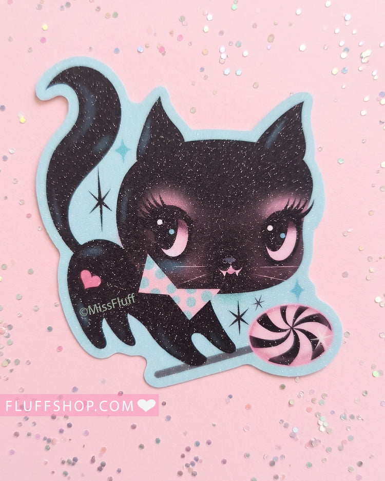 Kitten Doll with Candy Kitten • 6 Stickers Set