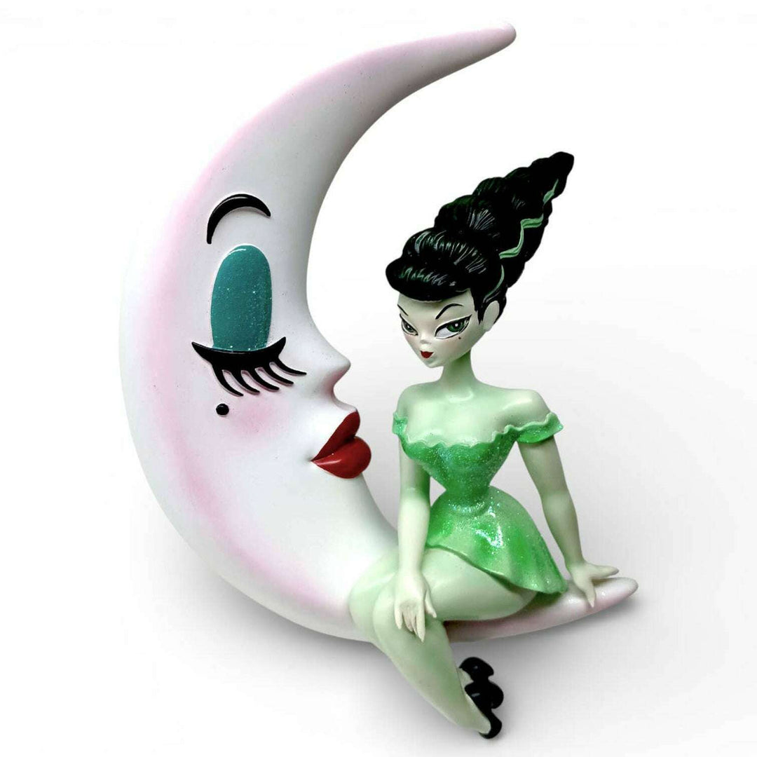 Bride of Frankie 7" Monster Bride on Moon Ornament