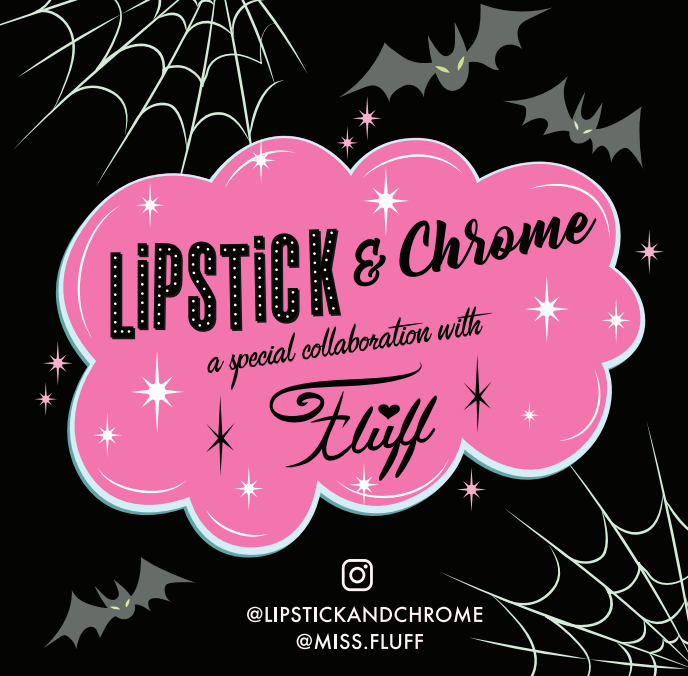 Mrs. Midnight Spooky Doll Brooch by Miss Fluff x Lipstick & Chrome
