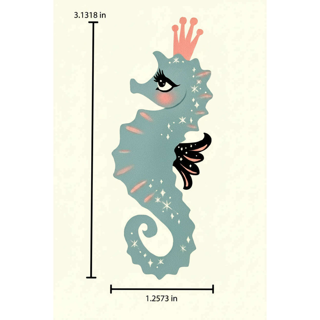 Starla the Seahorse Siren Brooch by Miss Fluff x Lipstick & Chrome