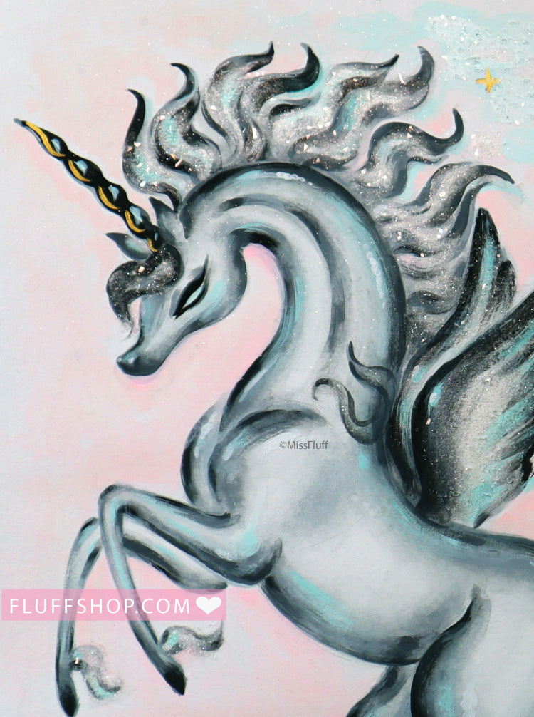 Dreams from Moonbeams  • Original Painting Framed 11 x 14