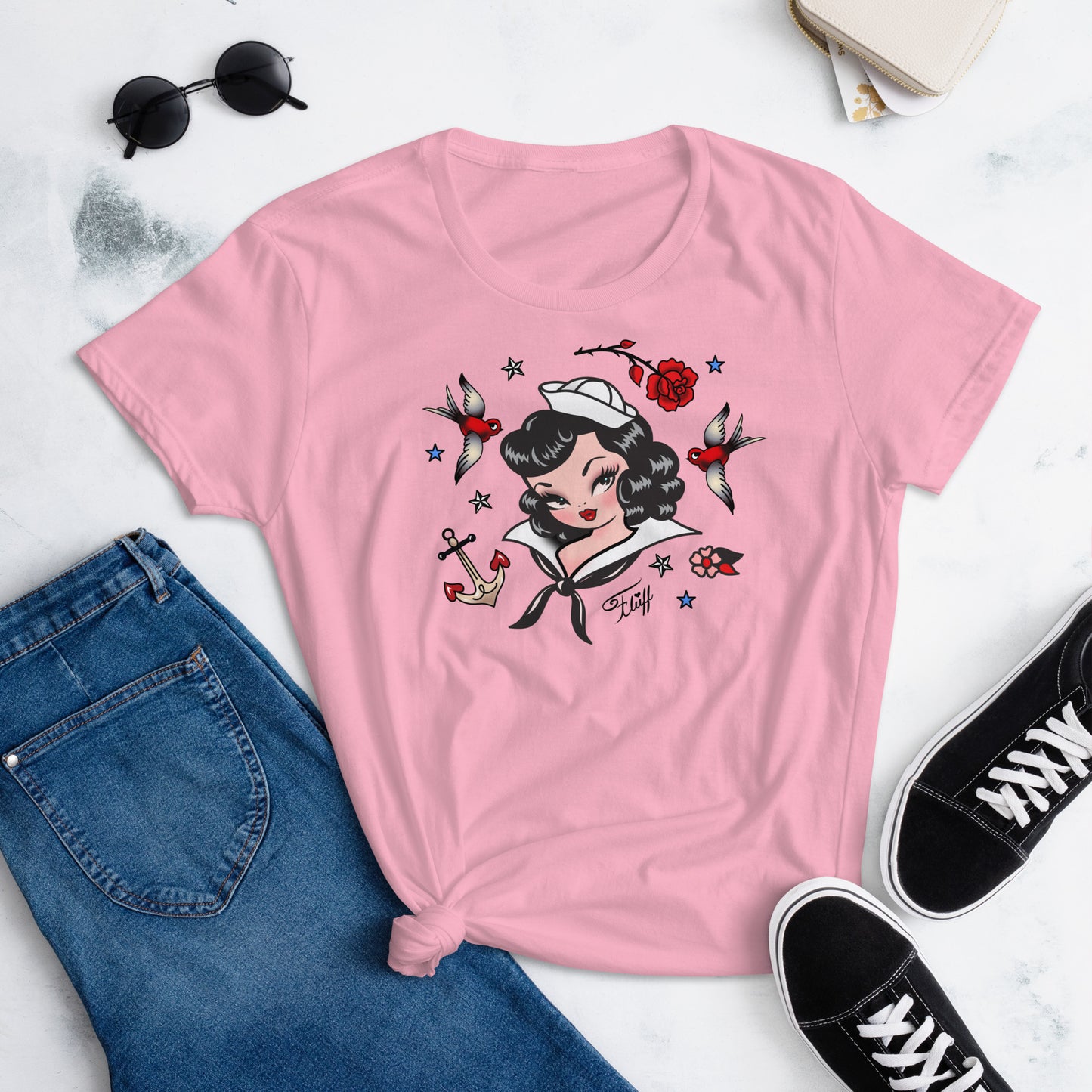 Suzy Sailor • Women's Relaxed Fit T-Shirt