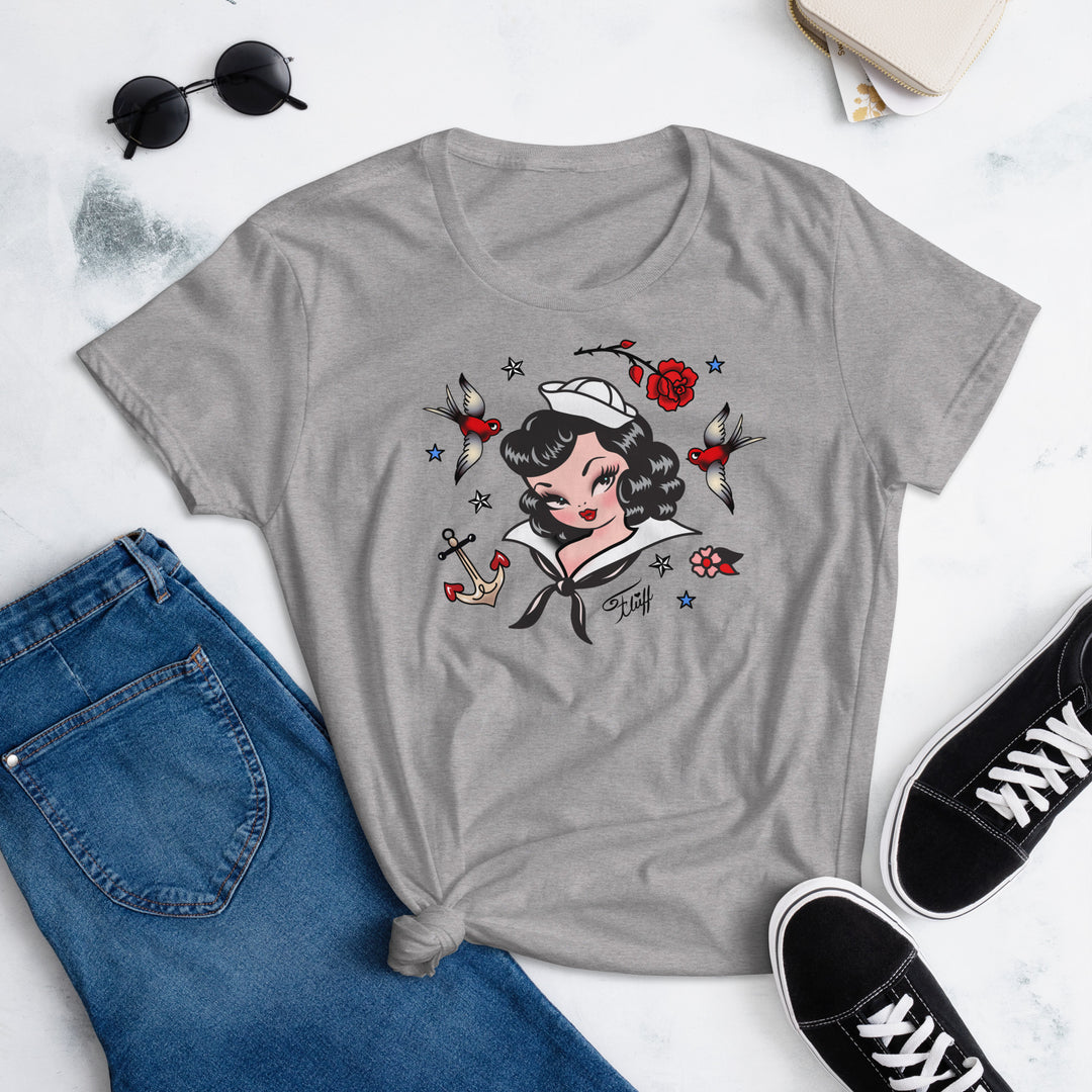 Suzy Sailor • Women's Relaxed Fit T-Shirt