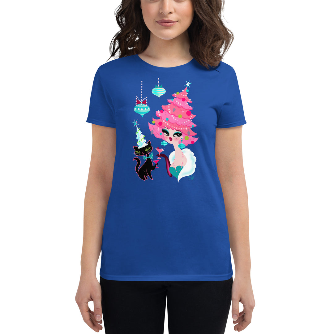 Pink Christmas Tree Doo • Women's Relaxed Fit T-Shirt