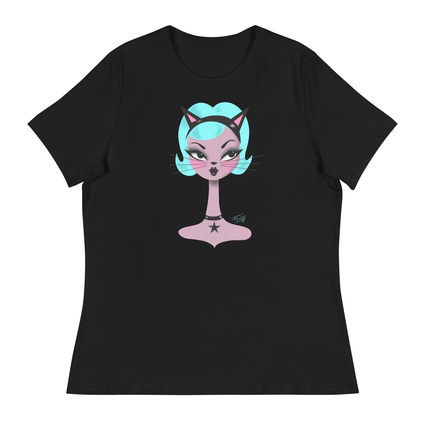 Spooky Dolls Kitty Girl • Women's Relaxed T-Shirt