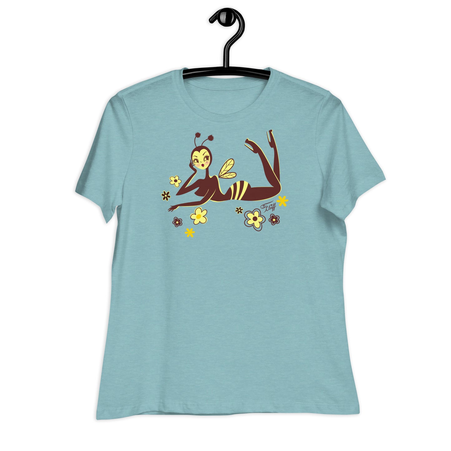 Bee Girl Lounging • Women's Relaxed T-Shirt