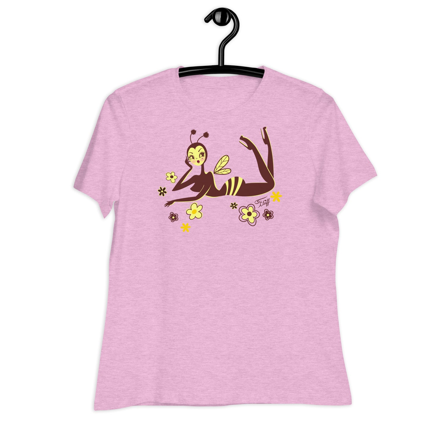 Bee Girl Lounging • Women's Relaxed T-Shirt