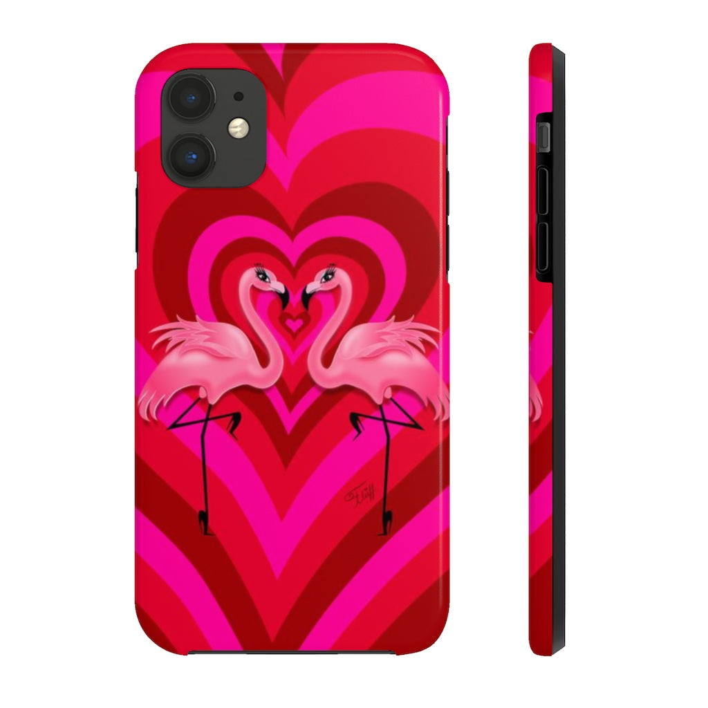 Flamingo Love • Phone Case