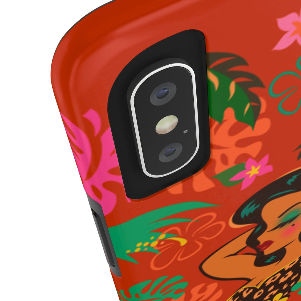 Tiki Temptress - Tropical Doll • Phone Case