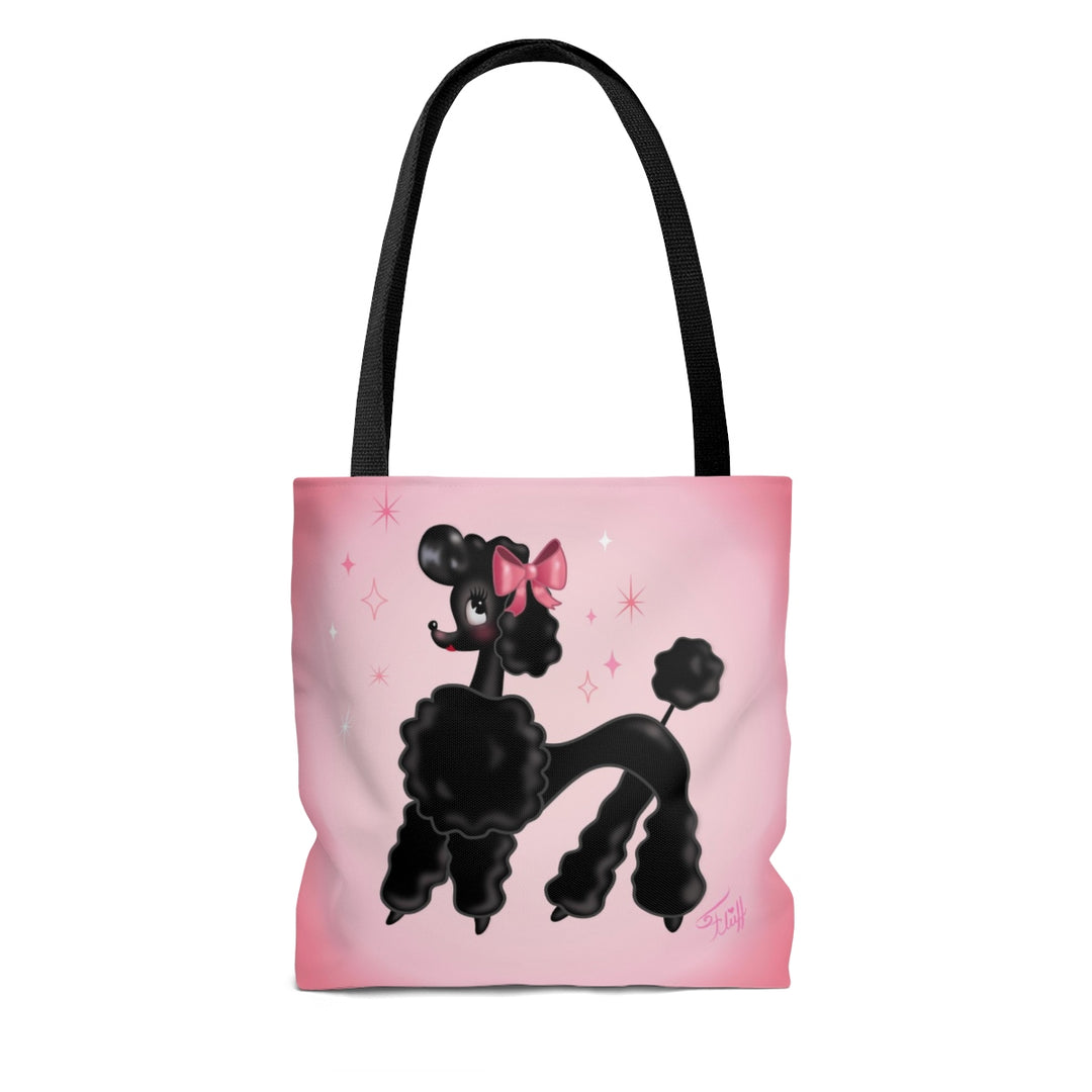 Pixie Poodle Black • Tote Bag