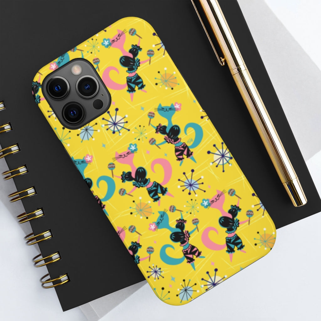 Mambo Kitties Yellow • Phone Cases