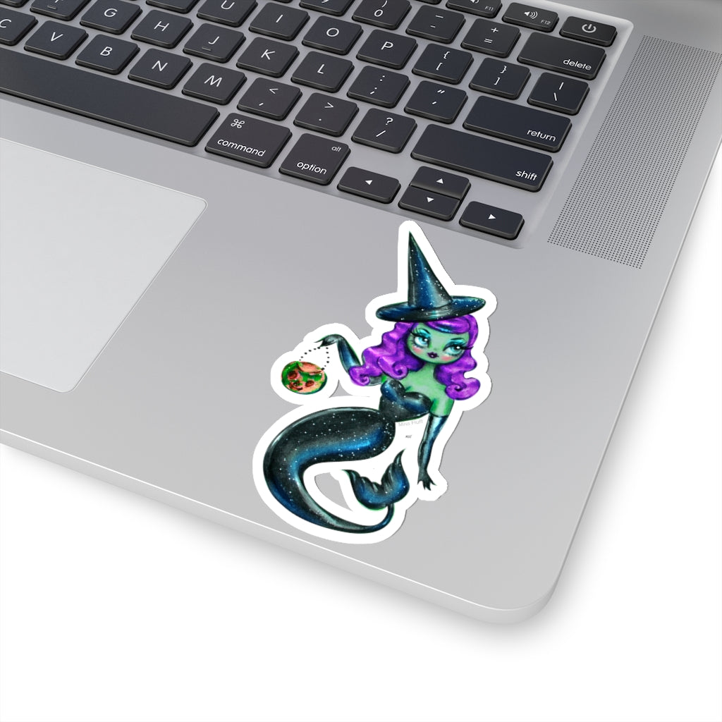 Mermaid Witch • Kiss-Cut Sticker