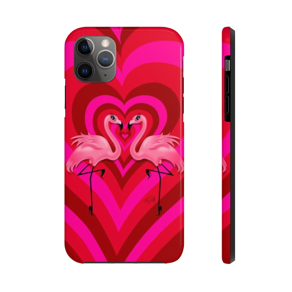 Flamingo Love • Phone Case