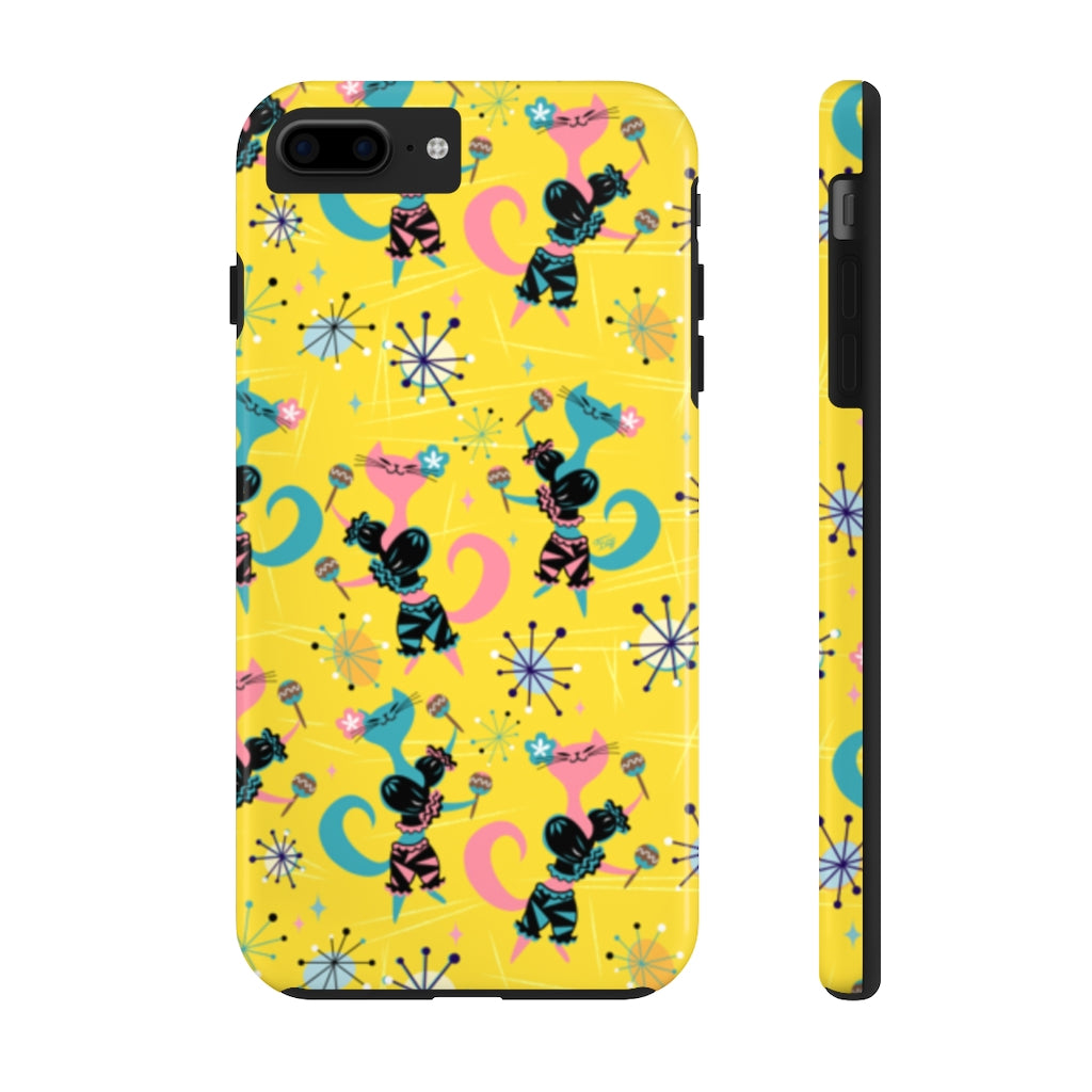 Mambo Kitties Yellow • Phone Cases