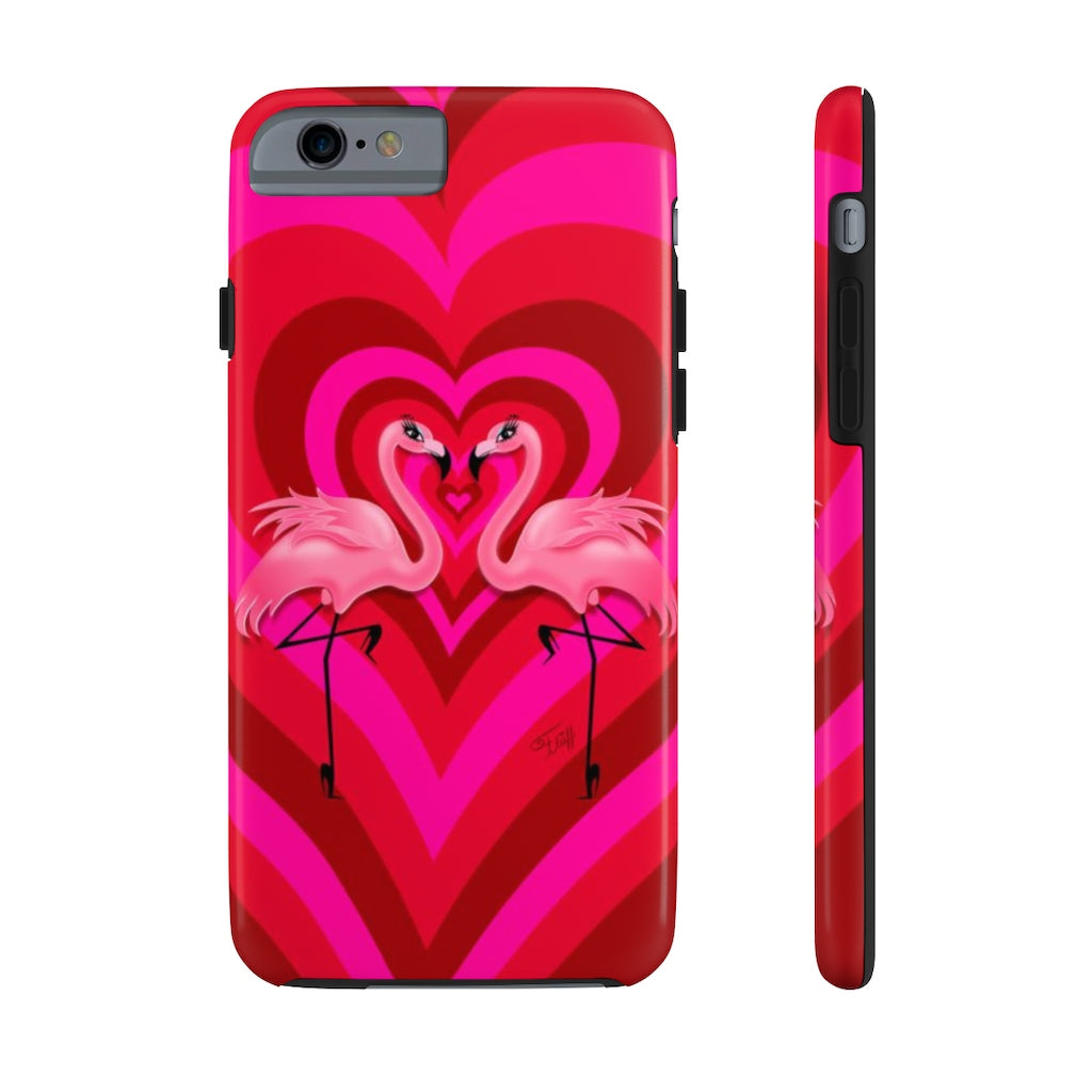 Flamingo Love • Phone Case