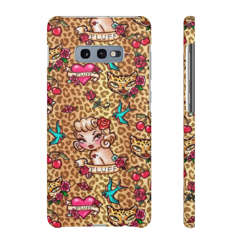 Lady Leopard Tattoo Flash • Samsung Galaxy Phone Case