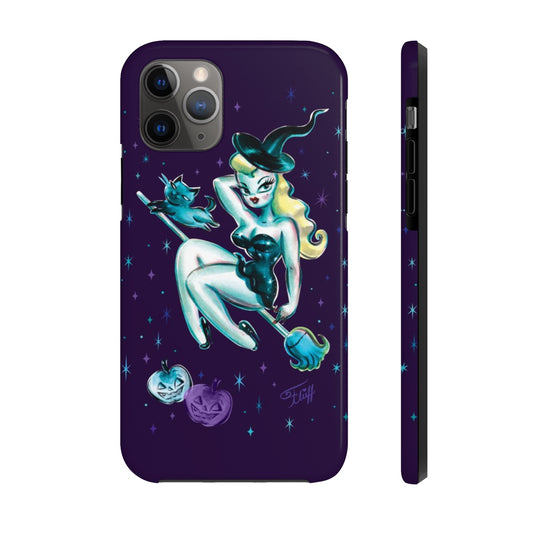 Blonde Witch with Kitty • Phone Case