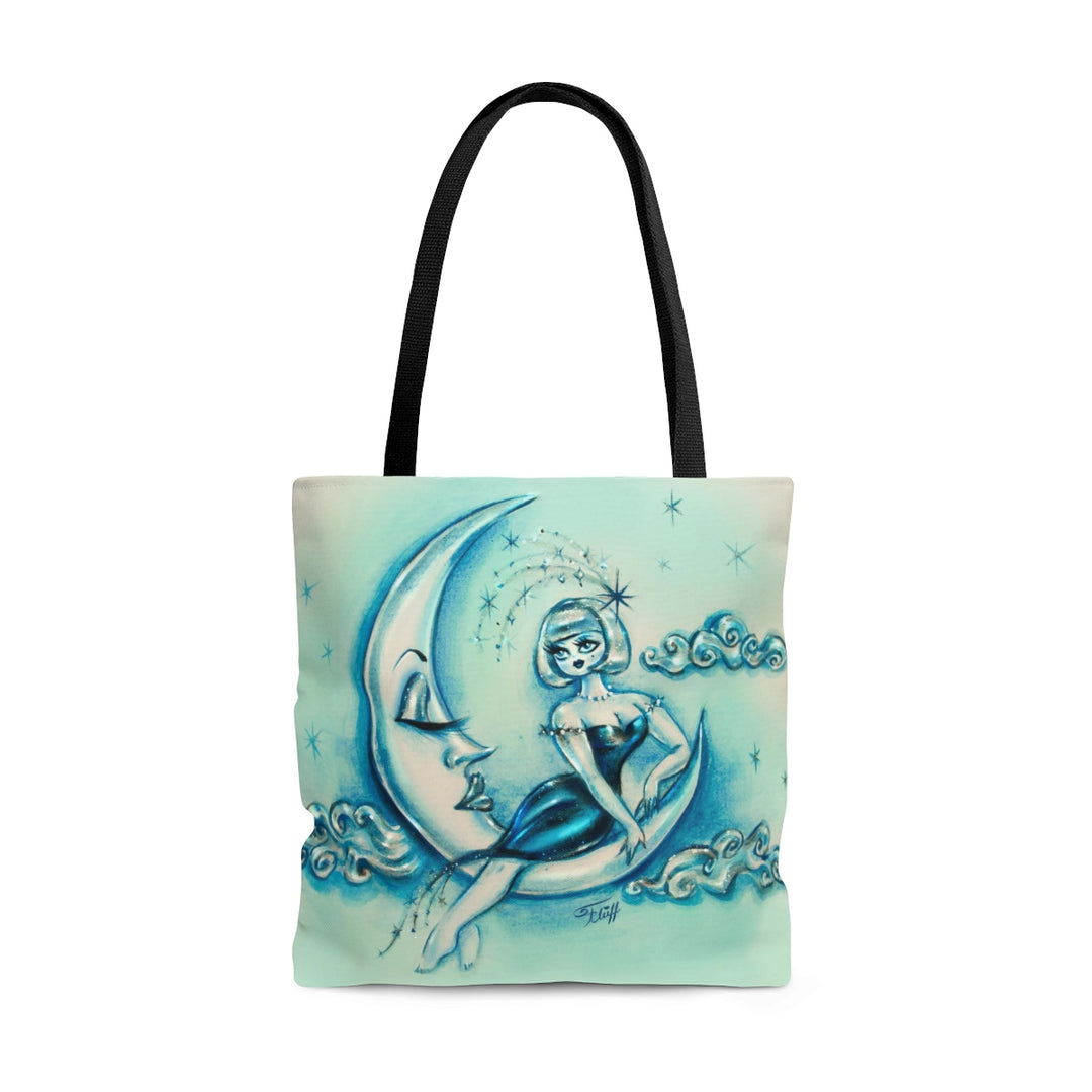 Girl on the Moon • Tote Bag