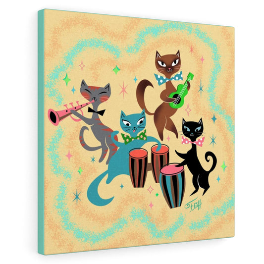 Mambo Kitties Band • Canvas Gallery Wrap