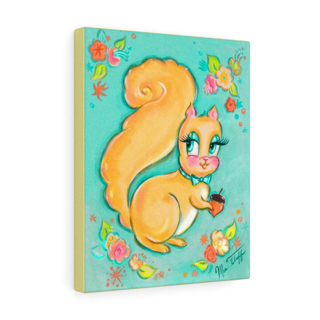 Cute Lemon Squirrel • Canvas Gallery Wrap