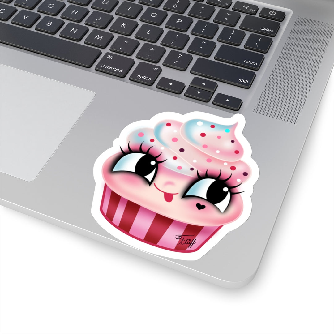 Cute Cupcake • Kiss-Cut Sticker