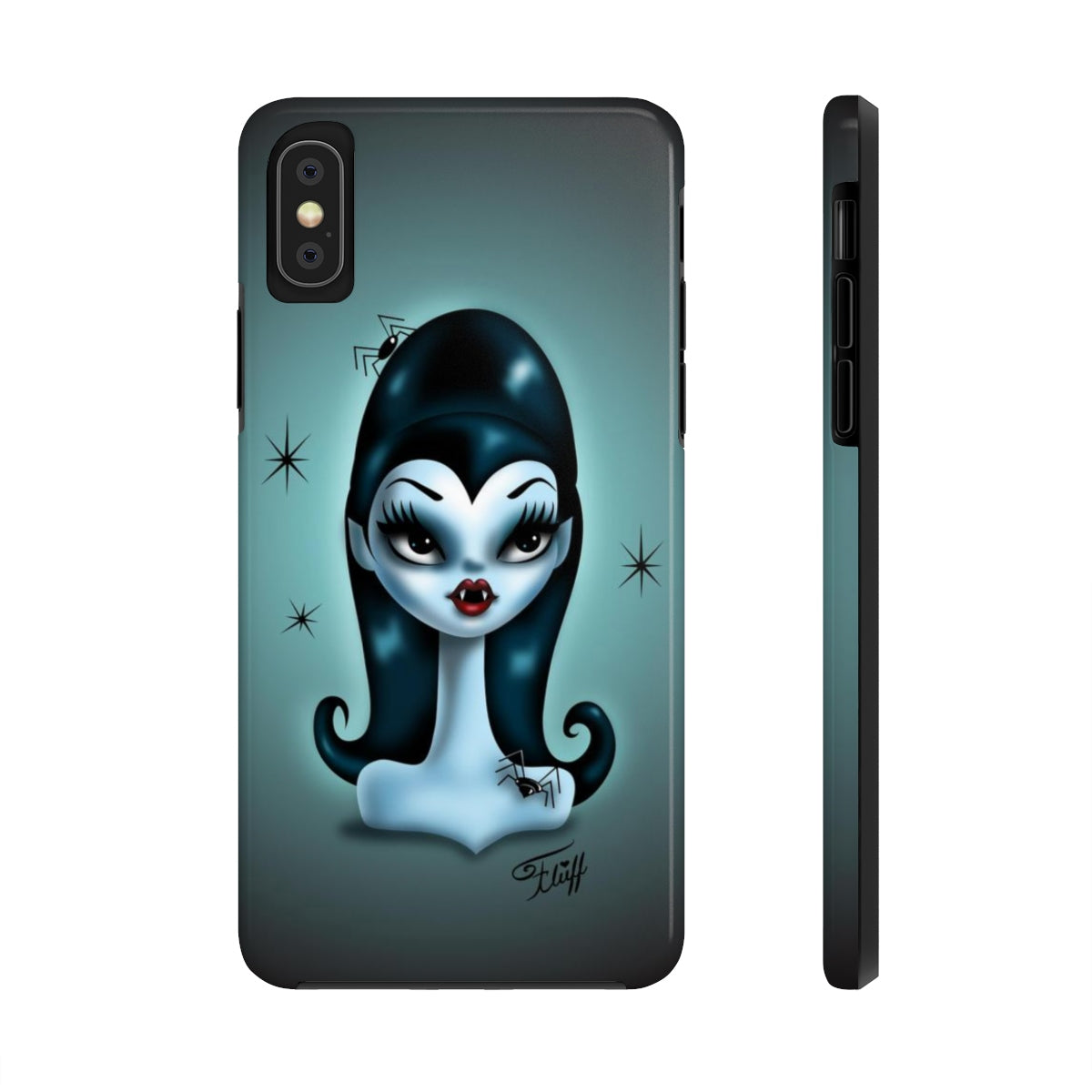 Vampire Doll with Spiders- Spooky Dolls • Phone Case