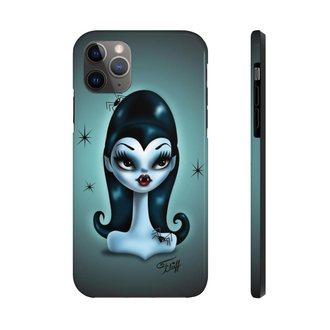 Vampire Doll with Spiders- Spooky Dolls • Phone Case