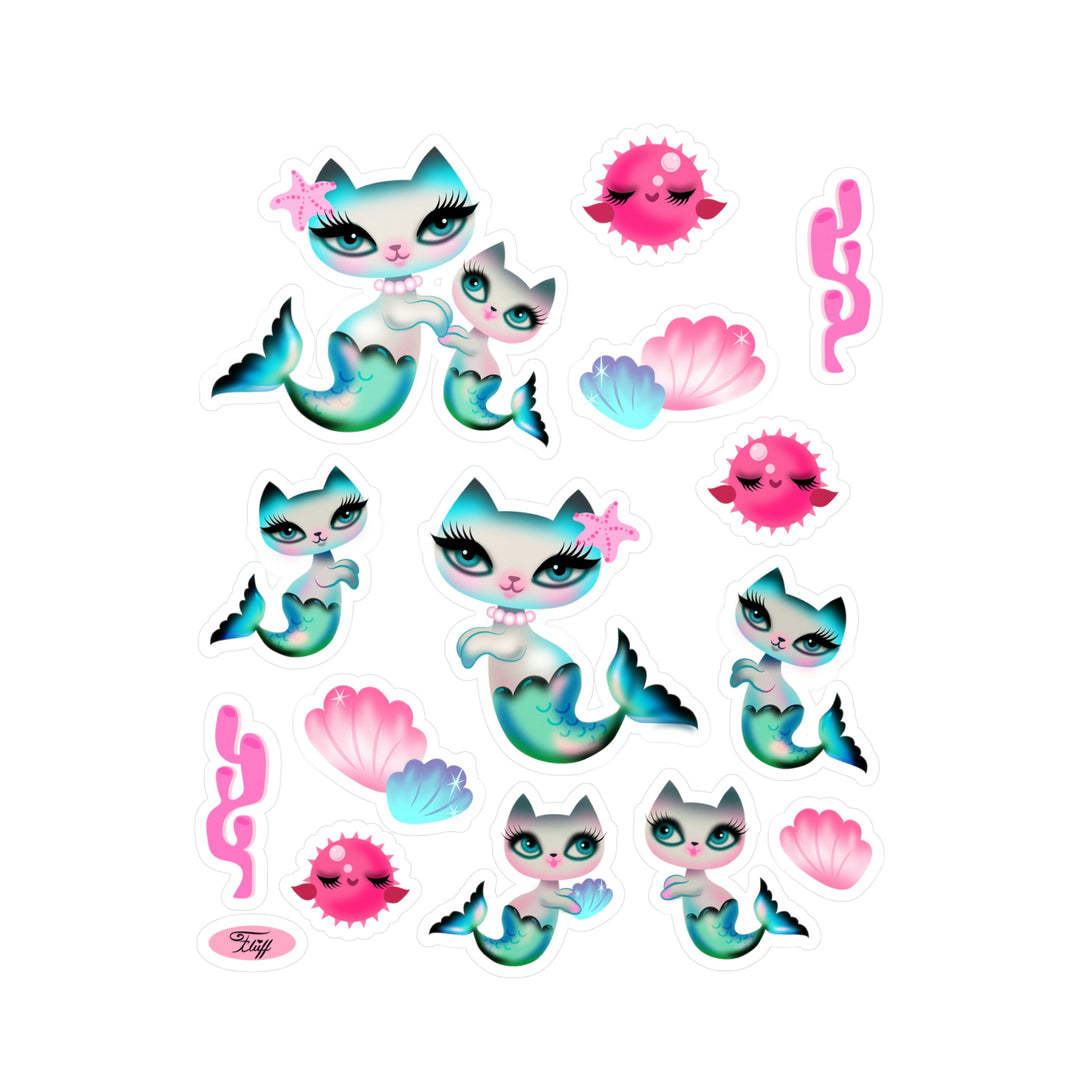 Merkittens • Kiss-Cut Vinyl Decals Set