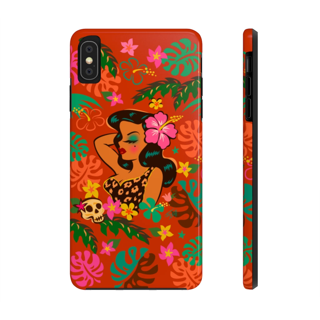 Tiki Temptress - Tropical Doll • Phone Case