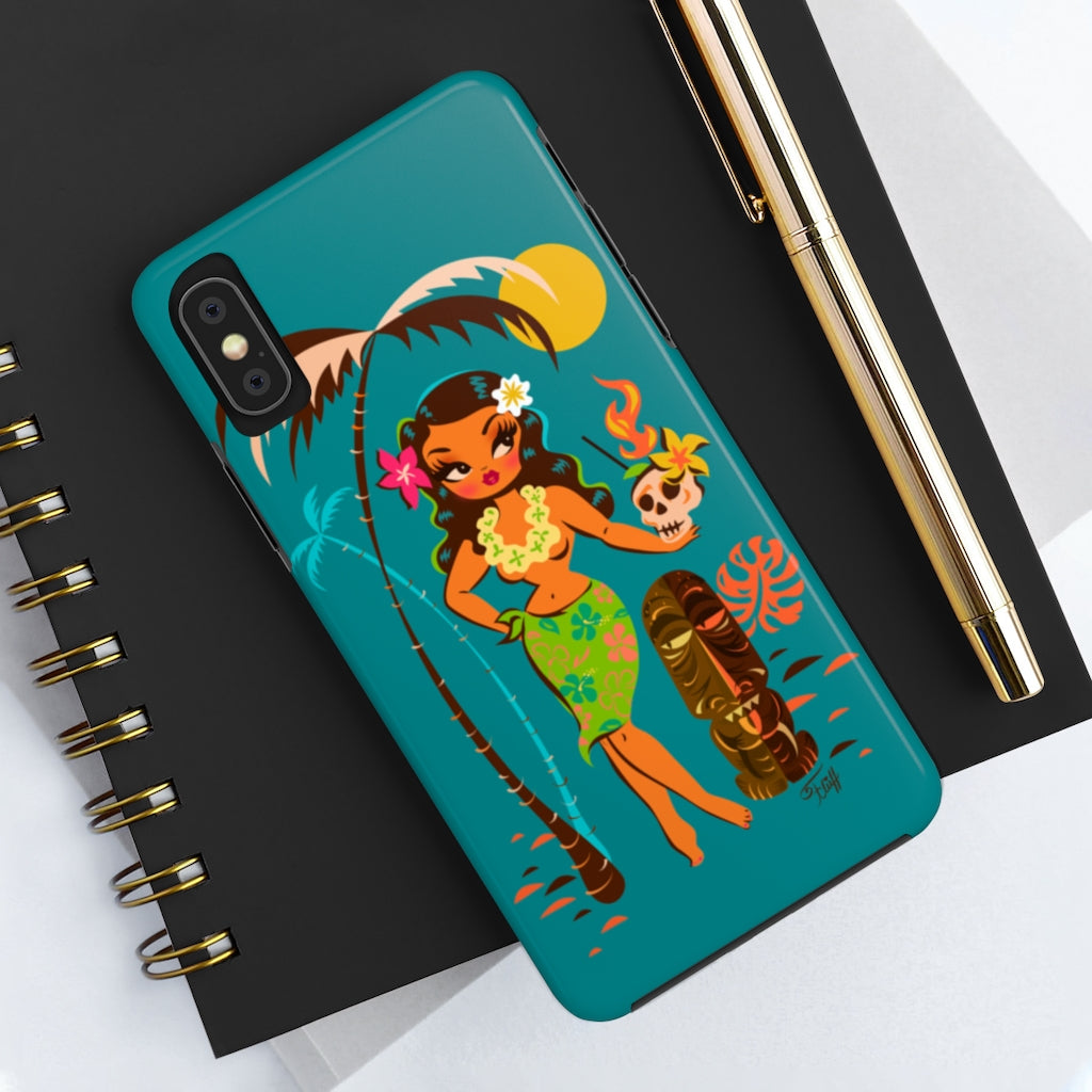 Tiki Temptress • With Skull Mug • Phone Case