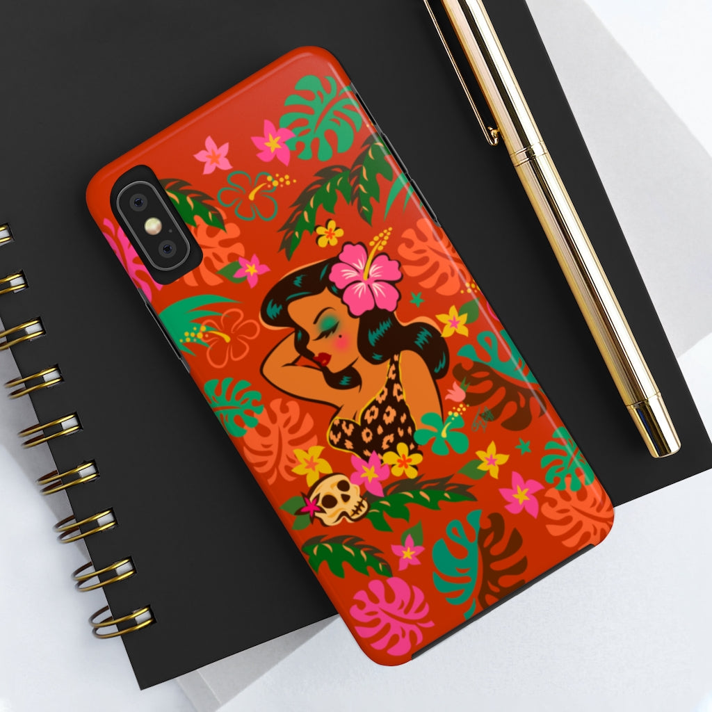 Tiki Temptress - Tropical Doll • Phone Case