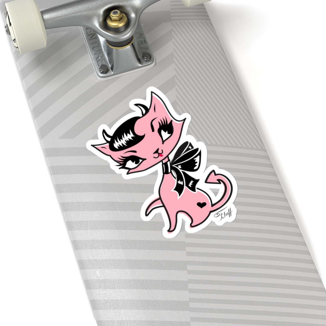 Devil Kitty • Kiss-Cut Sticker