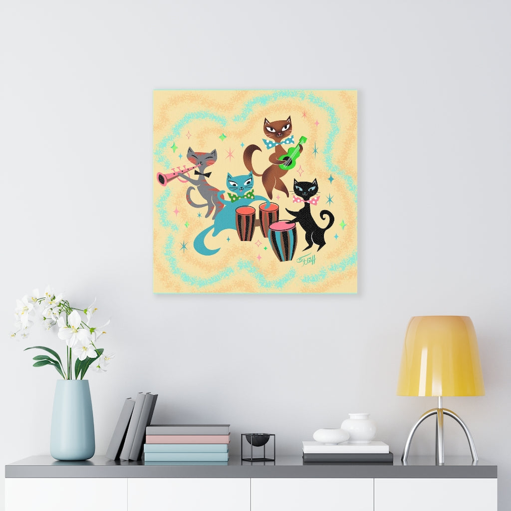 Mambo Kitties Band • Canvas Gallery Wrap