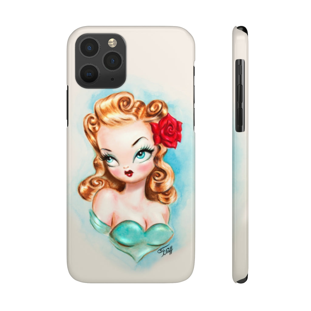 Rockabilly Babydoll Blonde • Case Mate Slim Phone Case