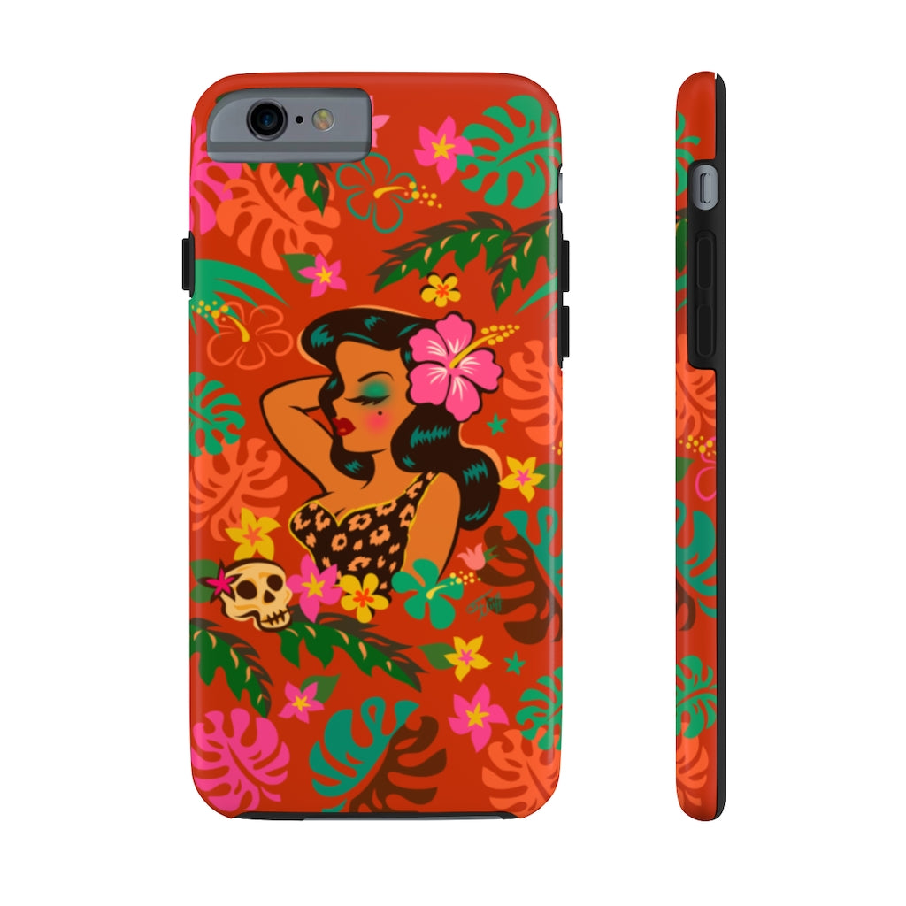 Tiki Temptress - Tropical Doll • Phone Case