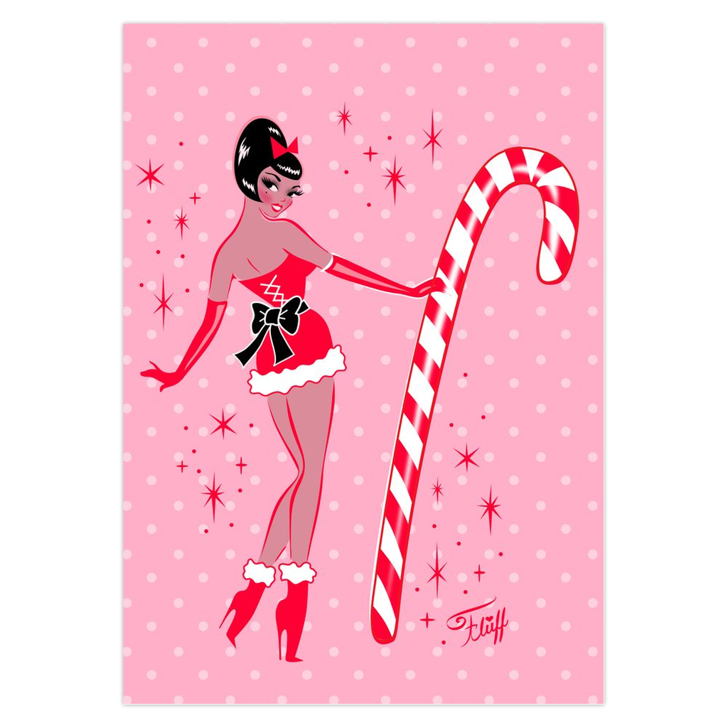 Candy Cane Girl • Cards Set of 10
