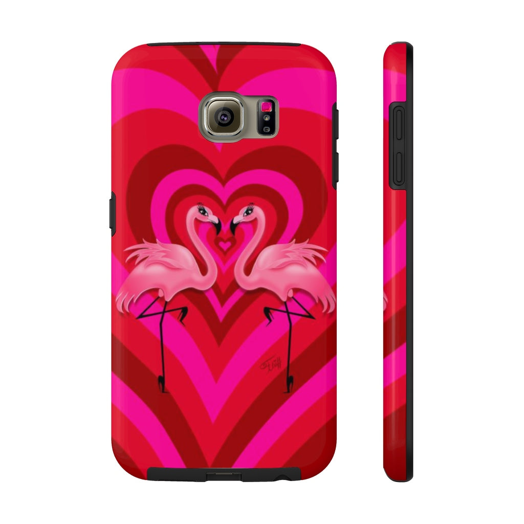 Flamingo Love • Phone Case