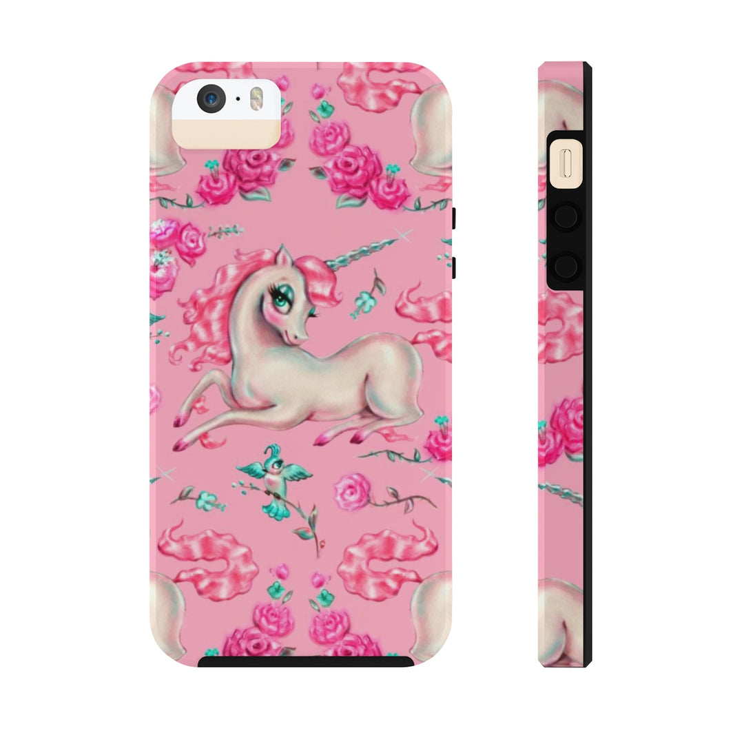 Unicorns and Roses on Pink • Phone Case