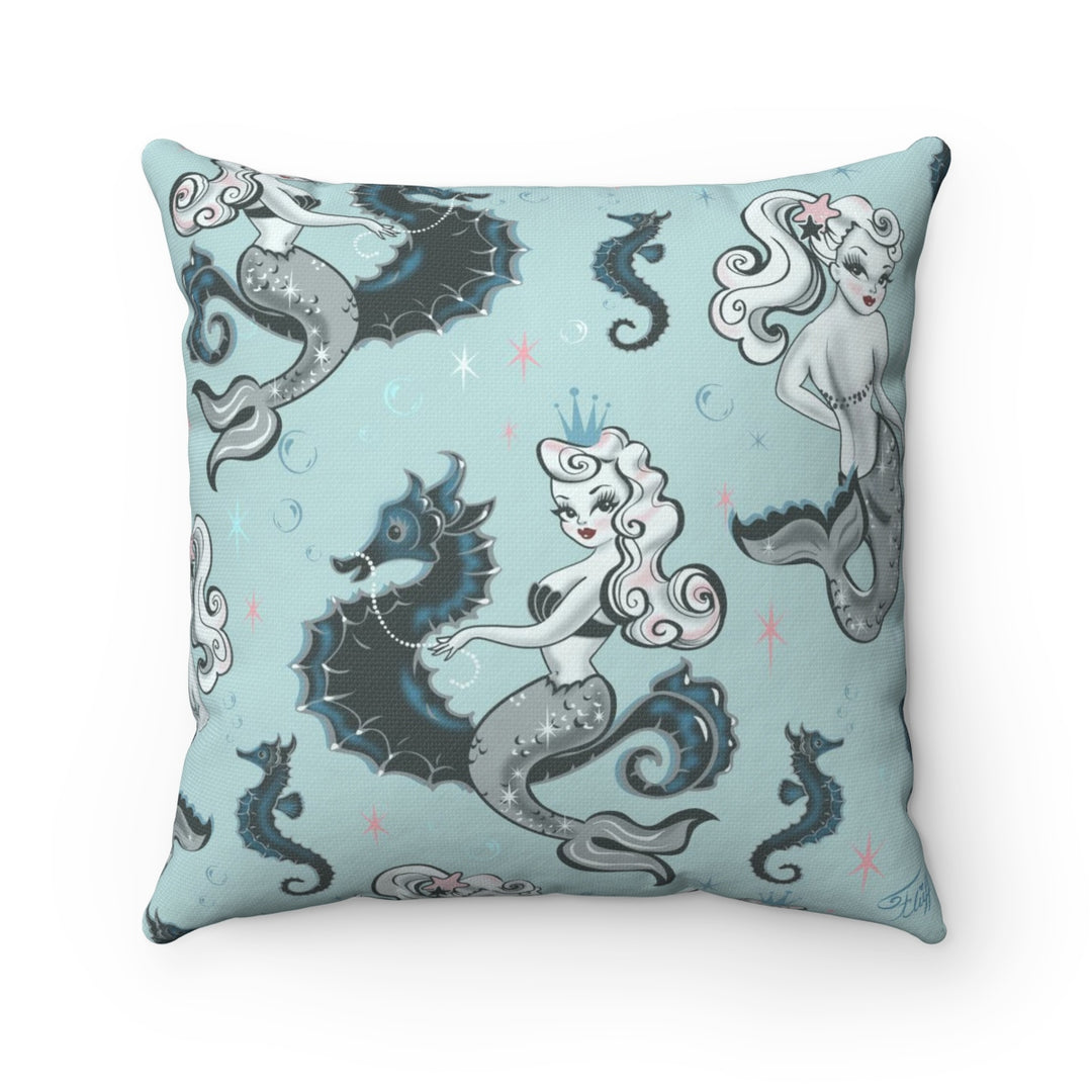 Pearla on Sea Foam • Square Pillow