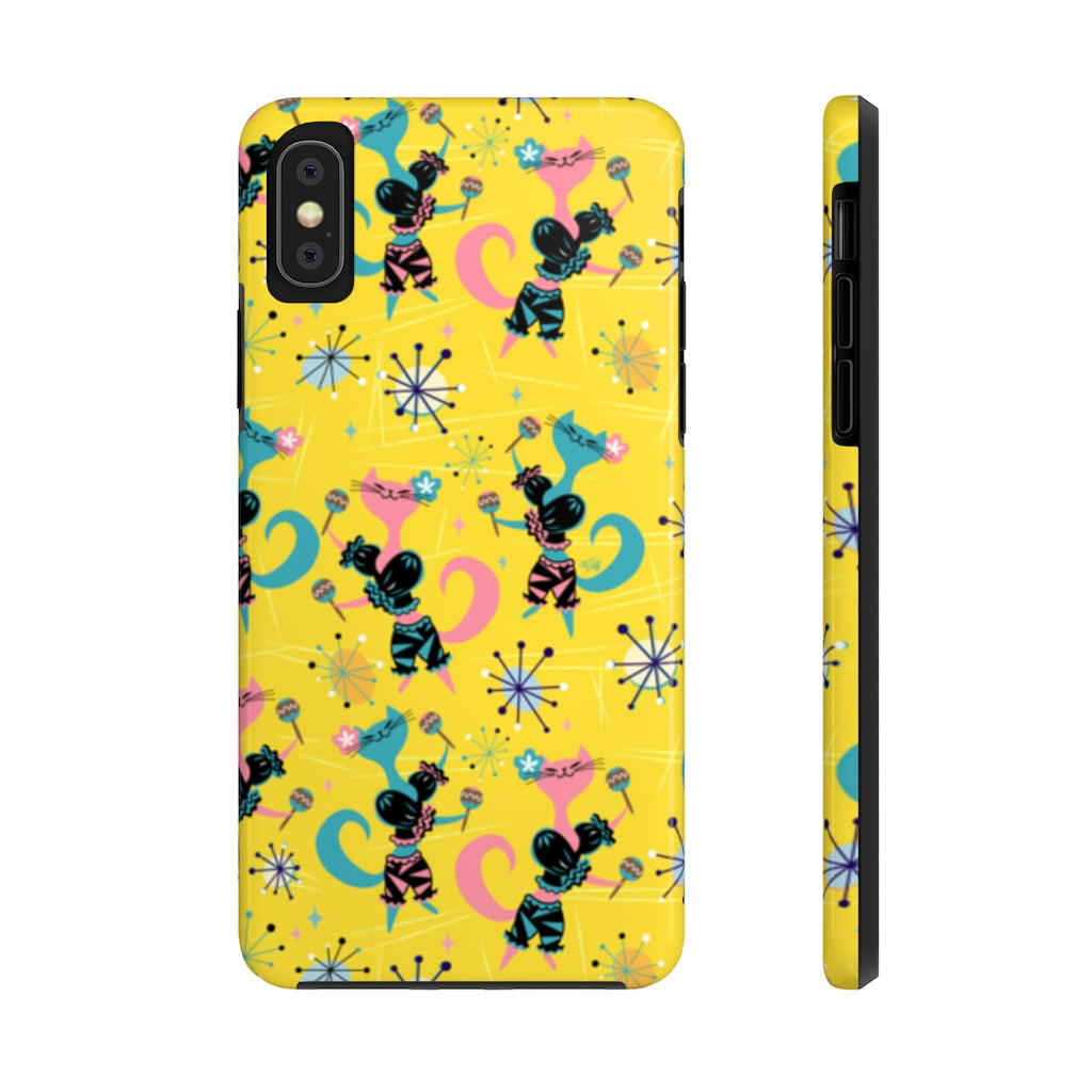 Mambo Kitties Yellow • Phone Cases