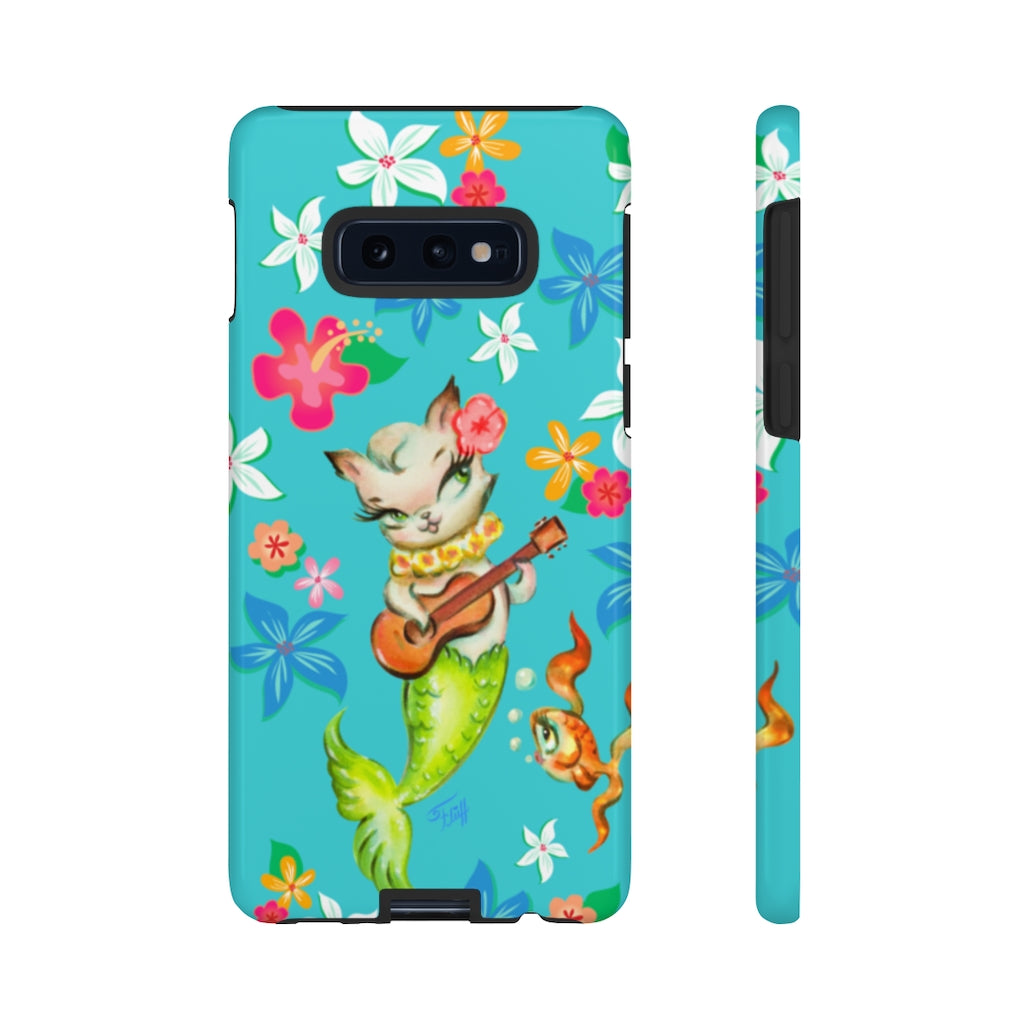 Merkitten with Ukelele • Galaxy Phone Cases