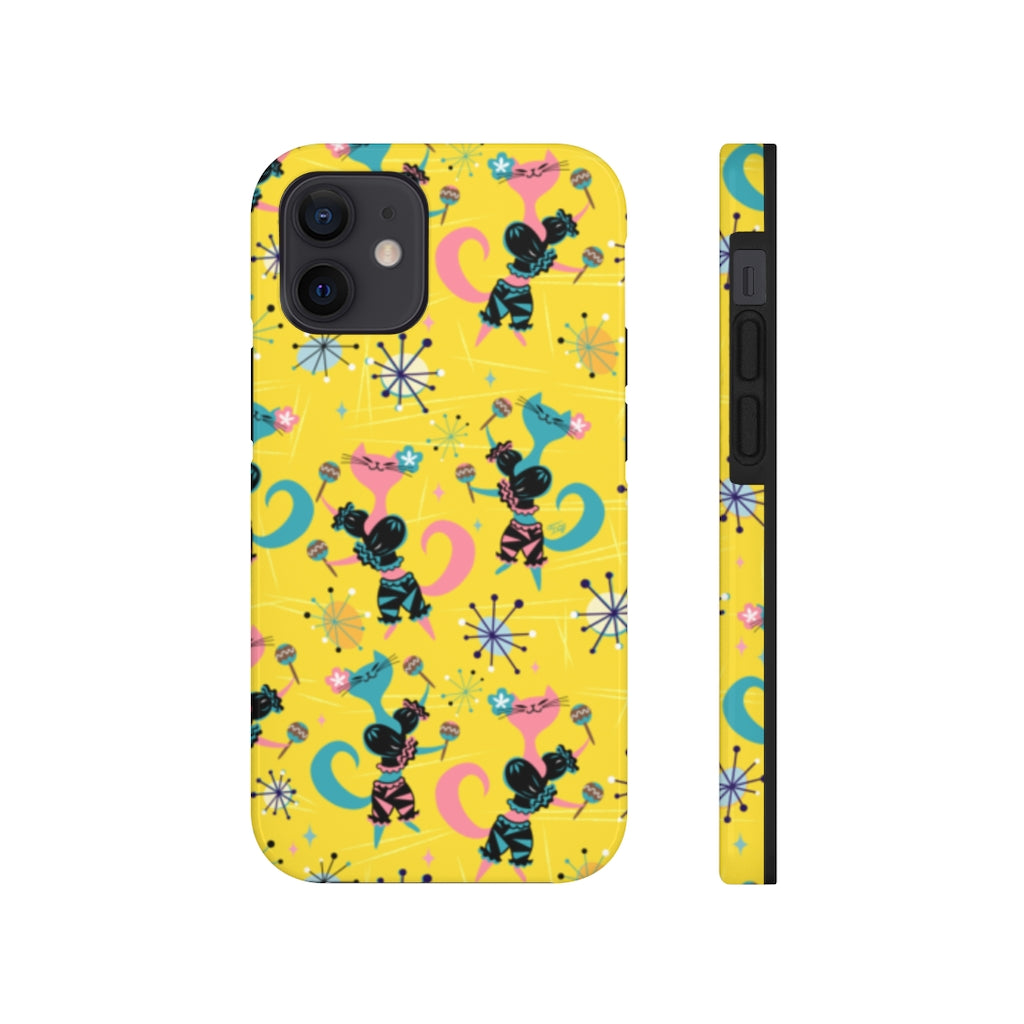 Mambo Kitties Yellow • Phone Cases