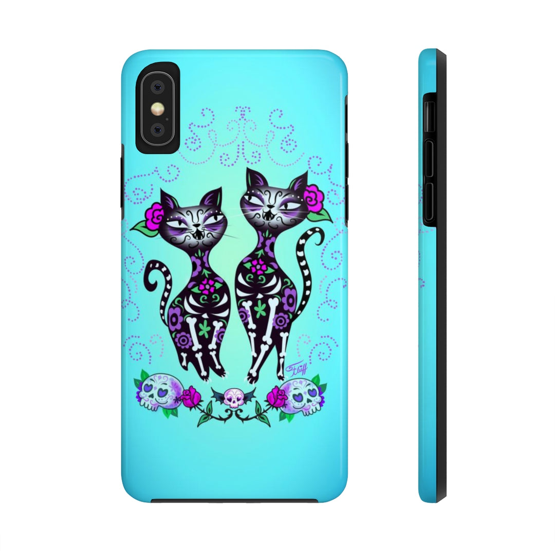 Sugar Skull Cats • Phone Case