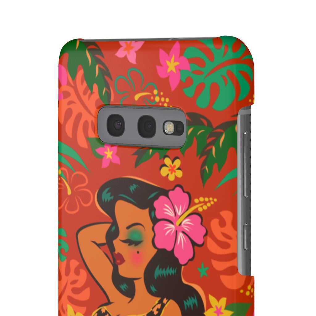 Tiki Temptress - Tropical Doll • Samsung Galaxy Phone Case