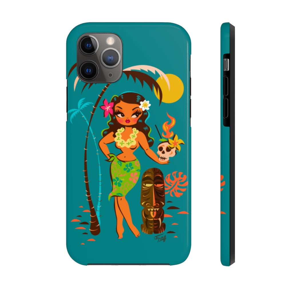 Tiki Temptress • With Skull Mug • Phone Case