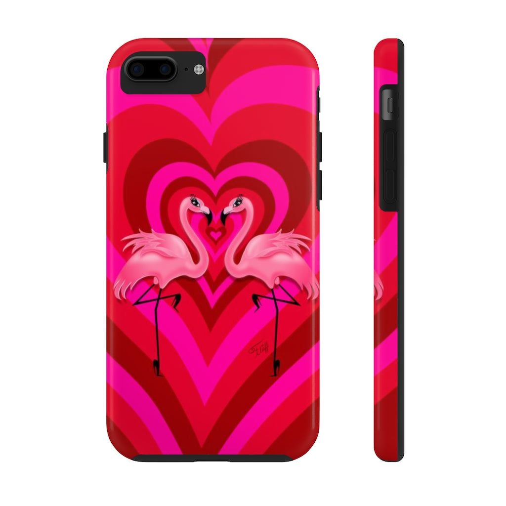 Flamingo Love • Phone Case