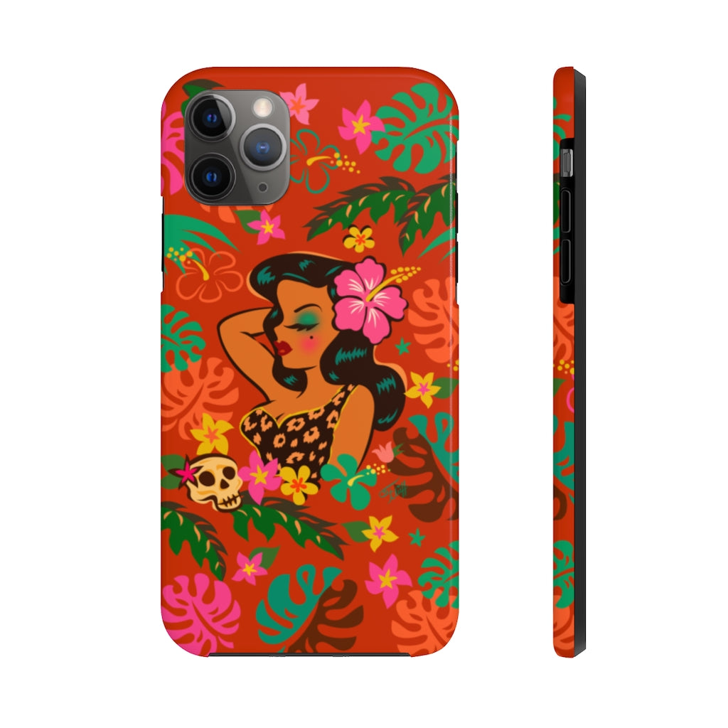 Tiki Temptress - Tropical Doll • Phone Case