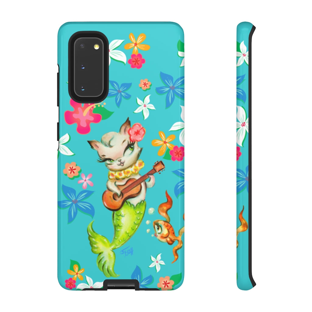 Merkitten with Ukelele • Galaxy Phone Cases